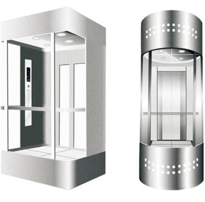 China VVVF Modern Full View Glass Passenger Elevator Panoramic Elevators for sale