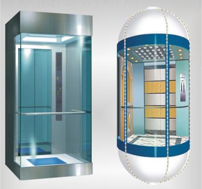 China Brand Modern Quick View Panoramic Glass Elevator for sale