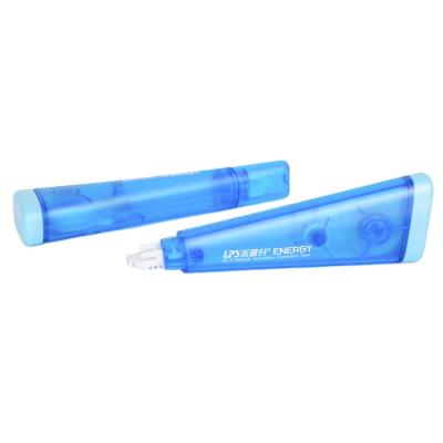 China Blue Titanium Dioxide Special Shape Correction Tape Pen Cute Correction Roller Good Quality for sale