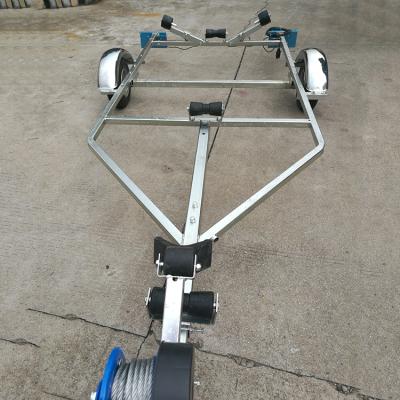 China High Quality Truck Trailer 2018 Price Suppliers Galvanized Aluminum Steel Boat Trailer for sale