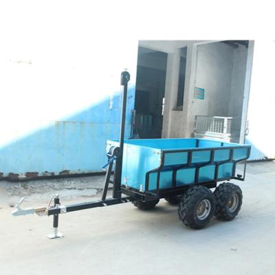 China Other Trailers Fully Galvanized Steel Tandem Hydraulic Tipper Tipping Trailer for sale