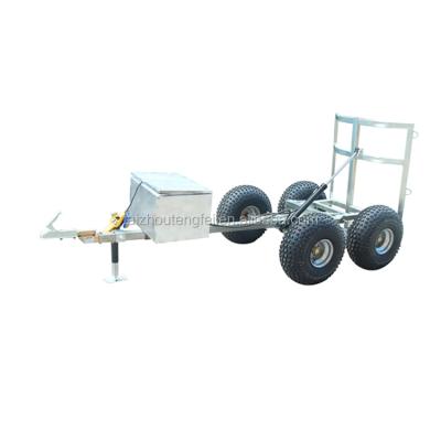 China Factory Direct Service Small Trailer Type ATV Motorcycle Cargo Trailer 2930*1280*1160 for sale