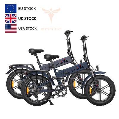 China Mauntain 2022 engwe electric bike MOTOR PRO 750w 48v 16Ah 20 inch 750W fast brushless motor folding fat tire electric bike ebike bicycle for sale