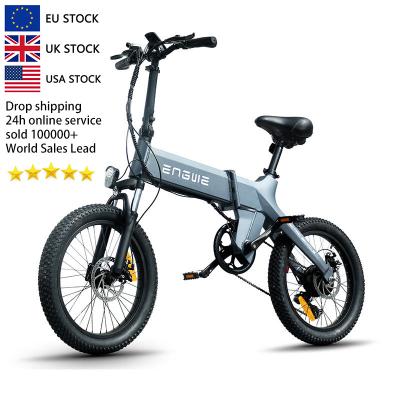 China PRO Alloy ENGWE C20 Eu Aluminum Warehouse E Bike Fat Tire Electric Hybrid Bike Folding Elcykel Mountain Mountain Ebike Road Electric Bike for sale