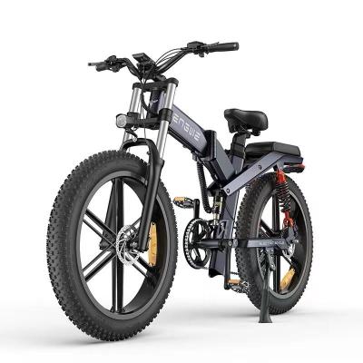 China Best Electric Bike Mauntain Fat Bike X26 48V28Ah 1000W 26inch ENGWE Tires Vanish Offroad Electric Bike Customize ODM/OEM for sale