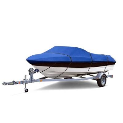 China Universal Fit Boat Cover Customized High Quality 600D Oxford Rain Snow-Proof UV Resistant Boat Cover for sale