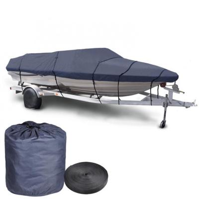 China New Universal Fit Boat Cover 600D Fabric Breathable Waterproof Boat Cover for sale