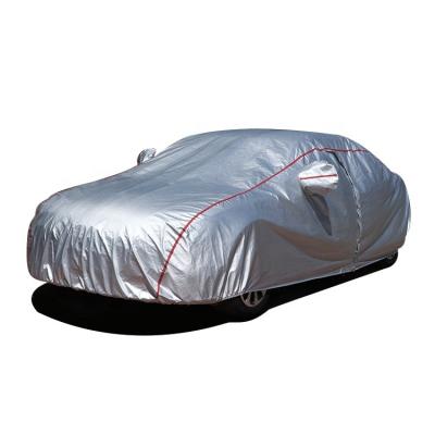 China Dustproof Car Exterior Accessories Waterproof 190T Polyester Windproof Car Full Body Cover for sale