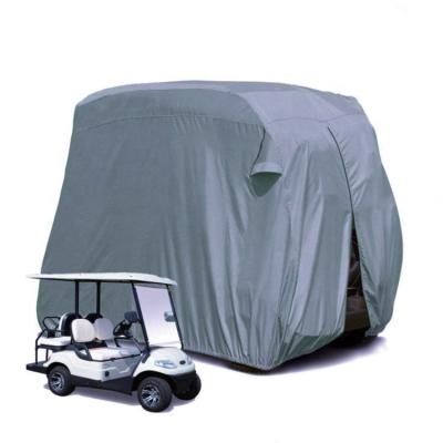 China Full Waterproof/Durable Protection Against Weather And Wind EZGO Yamaha Golf Cart Cover With Zippered Doors for sale