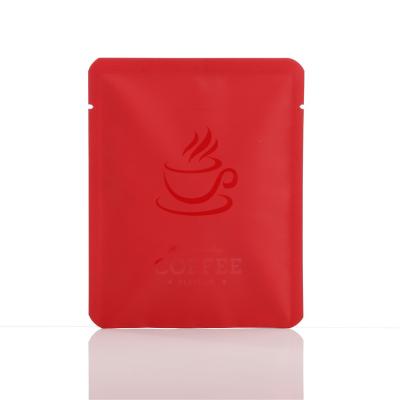 China Japan Ear Hanging Bag Aluminum Foil Drip Coffee Moisture Proof Red Sachet for sale