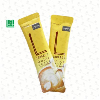 China Food Aluminum Foil Wrapper Stick Pack Coffee Treat Wrapper Pouch For Coffee Powder for sale