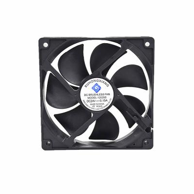 China Computer Case XHX 12025 Axial Fan 120mm 12cm DC 12V Cooling Fan120x120x25mm Exhaust Fan for sale