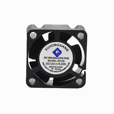 China Hotels 25mm 2510 Mini Axial Fan 25x25x10mm 5v 12v Electronic DC Fan DC Fan for sale