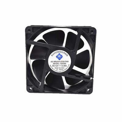 China Building Material Stores 120x120x38 120mm DC 12038 Ventilator For Chassis Medical DC Fan High Temperature Resistance for sale