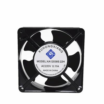 China XHX Hotels AC Fan 120mm 120X120X38mm 110V 220V 380V High Flow UPS Power 12038 AC Fan for sale