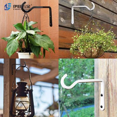 China YIWANG Durable Outdoor Hanging Bracket Bird Feeder Iron Decorative Wall Hooks for sale