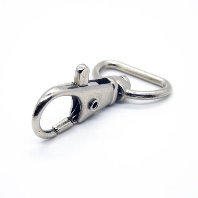 China metal swivel d ring spring snap hook handbags accessories for sale