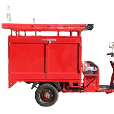 China Passenger Factory 3 Wheel Small Electric Fire Truck Fire Engine for sale