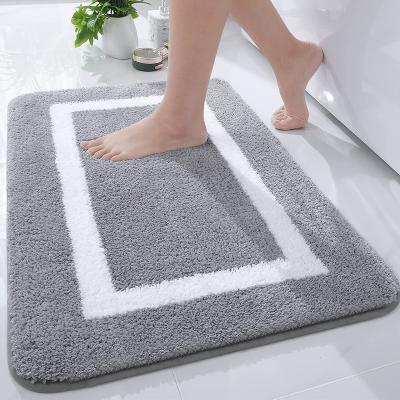 China Super Soft Water Absorbent Microfiber Bath Blanket Luxury Bathroom Blanket Mat,Super Soft Water Absorbent Microfiber Bath Blanket,Non Slip Plush Shaggy Bath Carpet,Machine Was for sale