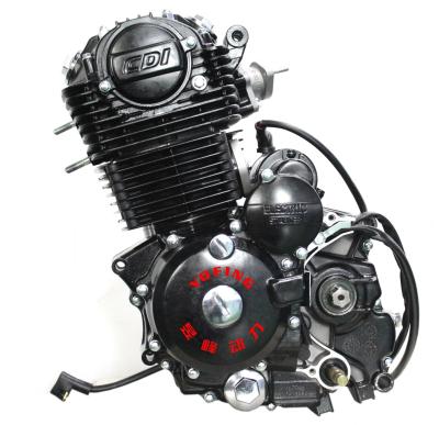 China Single Chain Cylinder 4 Strokes Air Cooled Timing Air Cooled CB150 150CC Motorcycle Engine for sale