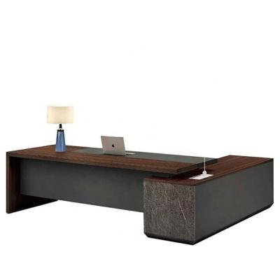 China Wooden Boss Executive Desk Expandable Modern Luxury Interior Office Manager Desk for sale