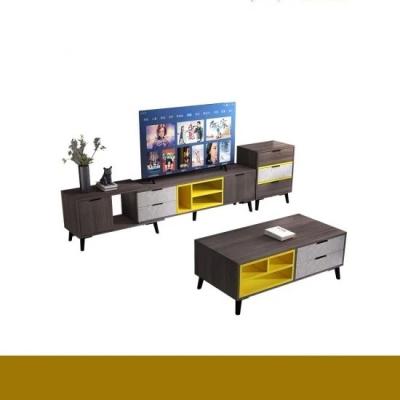 China Factory Price Extendable Chinese Luxury Durable And Beautiful TV Cabinet With Coffee Table for sale