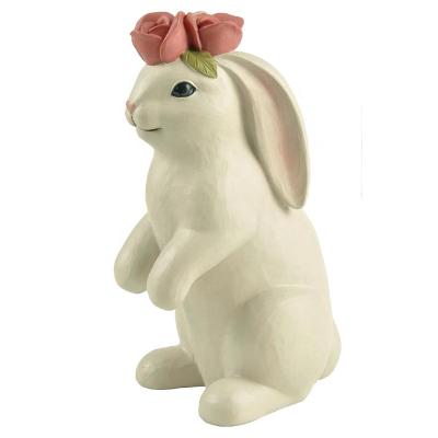 China Europe 2020 Hot Design Resin Rabbit Statues Standing Animal Sculpture for sale