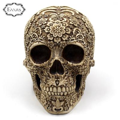 China Other Wholesale Resin Skull Heads For Halloween Decoration for sale