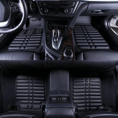 China Anti-skidding.clean 5d car floor waterproof leather hot pressed mats for TOYOTA yaris corolla prius rav4 mountain for sale