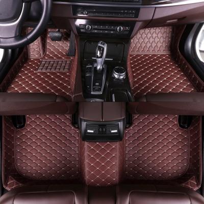 China Anti-skidding.easy to clean Luxury 3d 5d Customized Size Car Floor Mat Boot Trunk Cover Leather Mat For BMW Mercedes-Benz Audi for sale