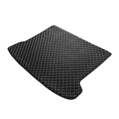 China Anti-skidding.easy to clean diamond point car trunk customized leather mats for all Mercedes trunk for sale