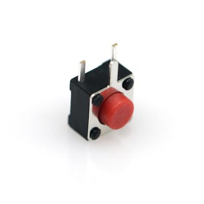 China Side 3 Pin 6*6mm Pin 3 Pin Dip Tact Switch Push Button Switch PCB Touch Switches for sale