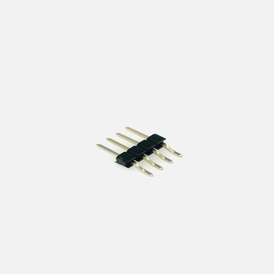 China 2.54- 16H Connector 2.54 mm Horizontal Single Row Pin SMT Header PCB Male Bergstrip PCB Side-Insert for sale