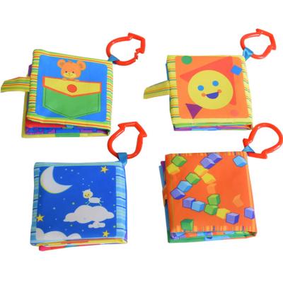 China 2021 Best Sellers Durable Tensing Soft Cloth Baby Felt Book Toddler Kids Educational Toys Clothes Book for sale