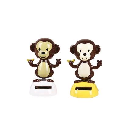 China Home Office and Car Decor Monkey Solar Power Dancing Figure, Office Decor for sale