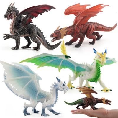 China Plush Eldradorr Ice Dragon Fire Rock and Stone Dragon, Imaginative Magic Dragons Flying Model Toys Gift for Kids Ages 7-12 for sale