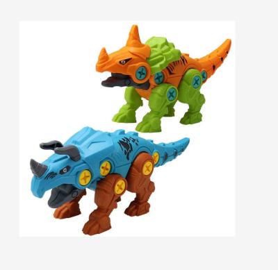 China Math Skills DIY Dinosaur Toys, Stem Learning, Disassemble Fun, Construction Dinosaur Engineering Building Play Toy for Boys Girls Toddlers for sale