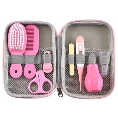 China Baby Nail Hair Care Baby Grooming Kit, 8 Baby Care in 1 Baby Hair Brush/Nail Clipper/Nose Remover/Toothbrush/Finger Manicure Keep Healthy and Clean for sale