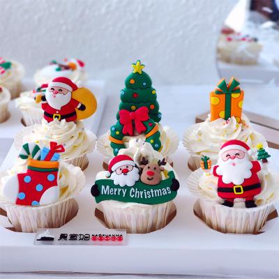 China Good Selling PVC Toughen Yes Decorating Soft Rubber Ring Old Man Soft Rubber Bell Snowman Soft Rubber Grass Supplies for sale