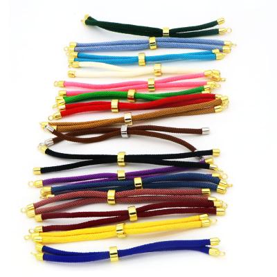 China FASHIONABLE Hot Sale Nylon Hand Woven Adjustable Friendship Meaning Braided Rope Bracelets for sale