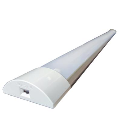 China PC+Aluminum Housing LED Batten Aluminum Housing Linear Light With 3CCT Switch 18W 36W for sale