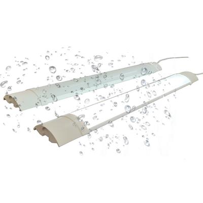 China Warehouse Slimmest IP65 Tri-proof LED Battten Linear Light With 100lm/W 18W 36W 45W 2022 New Mold for sale