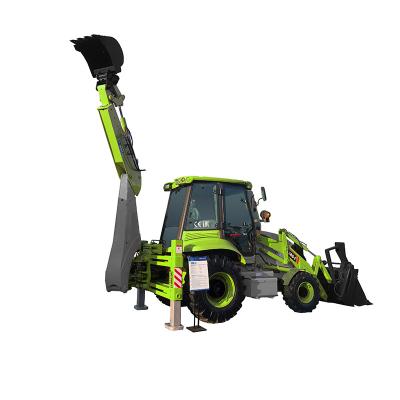 China Building Material Shops backhoe excavator loader388  4x4 compact tractor with loader and backhoe tracked  mini backhoe wheel loader automa for sale