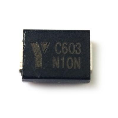 China Transient voltage suppress diode of 1.0SMB33CA 1.0SMB33A N10Q A10Q VR 28.2V VBR (min) 31.35V IR 1 uA PIP 21.9A Vc 45.7V SMB/DO-214AA 1.0SMB 1KW TV SMD for sale