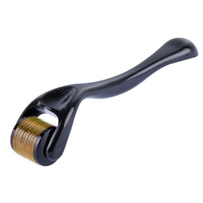 China 540-Yellow-black-handle-Derma-Roller-DermaHome Facial Use Skin Care 540 Stainless Steel Micro Needles Derma Roller Beauty Facial Micro Roller for sale