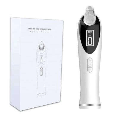 China Hot USB Rechargeable Skin Cleaner Strong Suction Vacuum Blackhead RemoverPore Blackhead Acne Treatment Compress Deep Cleansing Tool for sale