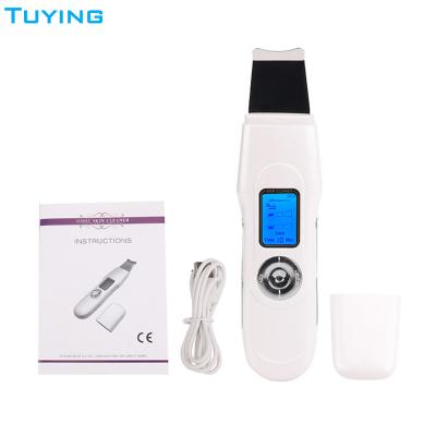 China DEEP CLEANING Amazon Best Sell Dermascope Ultrasonic Skin Scraper Exfoliate and Clean Pore Warts Removal Machine Portable for sale