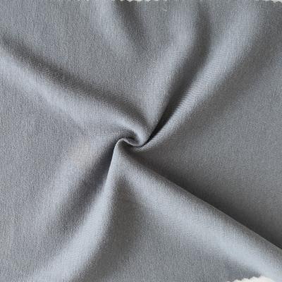 China Eco-friendly Breathable Anti-bacteria Super Soft Ribbed Bamboo Fiber 1*1 Rib Fabric For Baby Clothes for sale