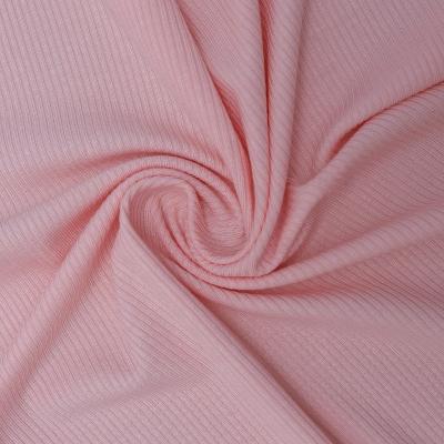 China Breathable High Quality Soft Knitting Ribs Fabric Bamboo Custom Design for sale