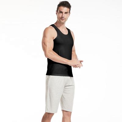 China Wholesale Custom Made High Quality Mens Tank Tops Leisure Wear Organic Bamboo Knit Bamboo QUICK DRY for sale